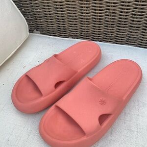 Tory Burch pink Slide Sandals